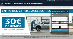 Desktop Screenshot of peugeot-aixenprovence.fr