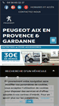 Mobile Screenshot of peugeot-aixenprovence.fr
